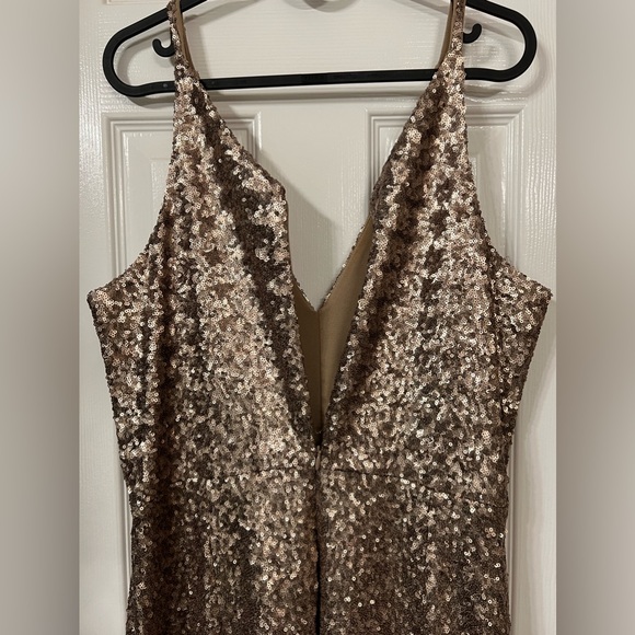 Dress the Population gold sequin dress Large - Picture 6 of 7